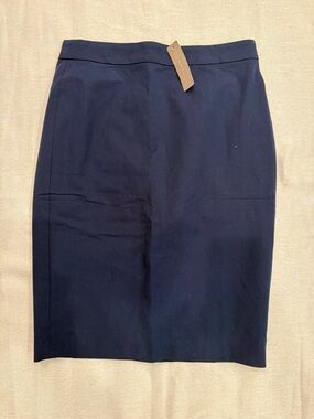 J.Crew NWT Classic Navy Pencil Skirt